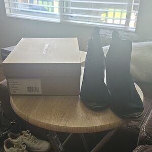 Lucky Brand Black Ankle Booties